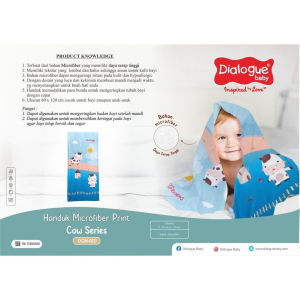 Handuk Bayi Dialogue / Snobby Microfiber Print 60x120cm Daya Serap Tinggi