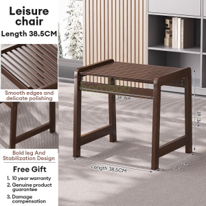 Bambooo Home Bamboo Office Chair Chair Kerusi Ergonomic Chair Dining Chair Study Chair Kerusi Pejabat 椅子 50% off