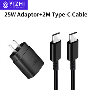 YIZHI FFG Fit For 25W Samsung charger USB-C Adapter Super Fast Charger Type C US  Wall Charger  for Android S20 S21 S22 Ultra S10