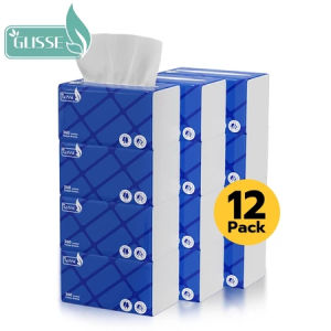 【12/20 packs】Tissue Tisu GLISSE Soft Facial Tissue 360 sheets 3-Ply Tissue murah Car home tissue