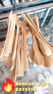 PROMO HARGA SENDOK TEH SENDOK PUDING | SENDOK KAYU | SENDOK PANJANG Souvenir BAHAN KAYU