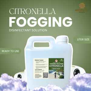 Citronella Scent Fogging Disinfectant Solution – 1 Liter Ready-to-Use Formula for Fogging Machines