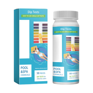 50 cái/chai 3 trong 1 đa năng que thử Clo Spa hồ bơi dụng cụ kiểm tra nước giấy Dải đo lường