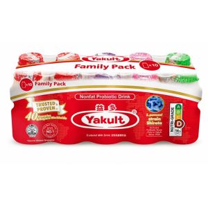 Yakult Cultured Milk Drink Mixed Flavours Family Pack