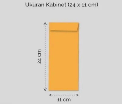 RGT - 1 PACK AMPLOP COKLAT UKURAN KABINET 11 X 24 CM