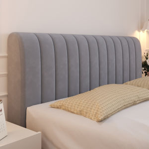 New sữa nhung bedhead Bìa sọc chần phổ bảo vệ đầu giường Chống bụi chống va chạm bao gồm