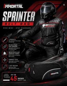 Immortal Motobag Belt Bag SPRINTER Running Riding Casual Beltbag Waistpack Water Repellent