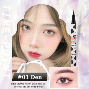 Bút Kẻ Mắt Nước Bọng Mắt Huyền Dưới Time Point Cừu Cực Mịn Siêu Xinh Quá Nhẹ 0.01mm