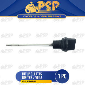 Tutup Oli Atas Jupiter Besi - Penutup Colokan Oli Oil Mesin + Seal Sil Oring O Ring Yamaha Vega
