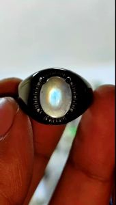Cincin Akik Natural Biduri Bulan Ceylon Sri Lanka Cristal Best Qualty