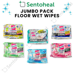 Kao Magiclean Quickle Floor Wet Wipes / Magnet Wiper - Floor wipes/ Rose/ Unscented/ Citrus Herb - Sentoheal