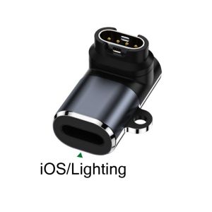 Đầu Sạc Chuyển Đổi Type C iOS Cho Đồng hồ Garmin Fenix 7 7S 7X 6 6S 6X 5 5S 5X Venu 2 2S Forerunner Vivoactive Instinct