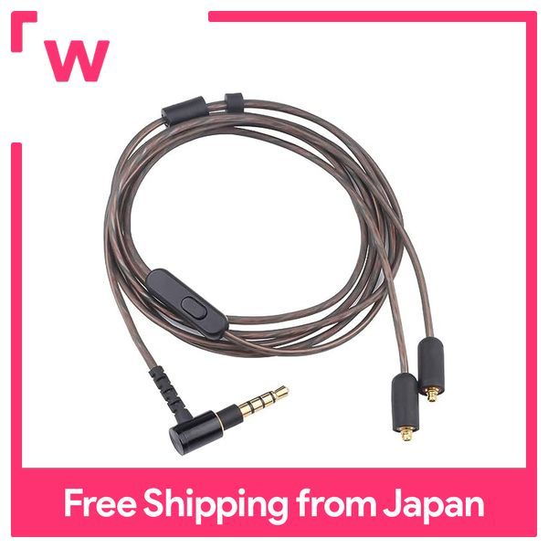 Adhiper XBA-N3AP N1AP Headphone Audio Cable Headphone Audio Cable MMCX  Interface Inline Microphone Extension Cord