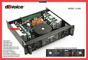 Power db Voice V 1000 Original Amplifier dBVoice V1000 Class H