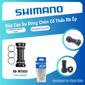Shimano DEORE XT SLX BB- MT800 Trục Giữa Rỗng Vặn  68/73Mm BB Ép MT800- PA 89.5-92 Mm HOLLOWTECH II Cho Xe MTB