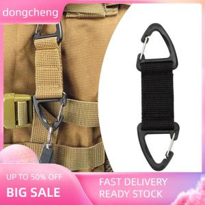 dongcheng ตะขอคาราไบเนอร์สำหรับตั้งแคมป์กลางแจ้งตะขอปีนเขาสายรัดหัวเข็มขัดคลิปแขวนพวงกุญแจคาราบิเนอร์อุปกรณ์เอาตัวรอด