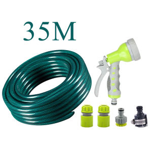 3-Layer Reinforced Garden Hose 7 Spray Modes Burst-Proof Abrasion-Resistant All Outdoor Cleaning
