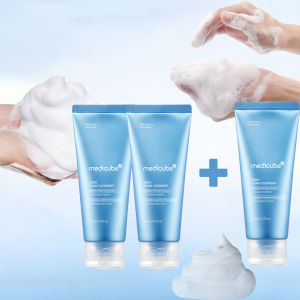 Medicube 120g Zero Foam Cleanser for Sensitive Skin - Sebum Control Moisture Balance and Pore Minimization | Korean Skincare| amino acid face cleanser sensitive skin can use