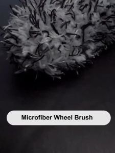Non-Slip Ultra Soft Microfiber Wheel Cleaning Glove Mitt Car Rim Spokes Brush