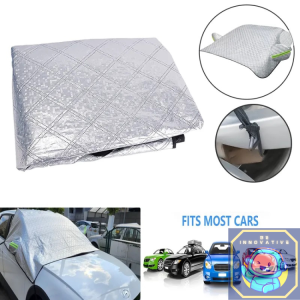Universal Car Windshield Cover Aluminized Film Front Window Sun-Shading Protection Board Car Windshield Cover for Rainy Season SUV CAR SEDAN Hatchback PICK UP TRUCK