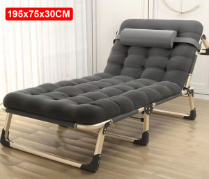 Folding Bed Office Recliner Napping Bed Napping Chair With Foam Folding Bed Floor Chair Rollaway bed Single home simple nap chair Office Foam rollaway bed