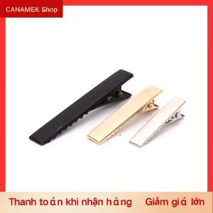 CS 100 cái kẹp tóc đen Kẹp Tóc Cá Sấu ngạnh đơn kẹp tóc cài đặt trống