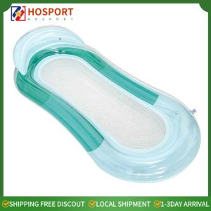 Inflatable Water Float Bed PVC Leak Proof Foldable Pool Float for Summer Water Activities and Pool Parties