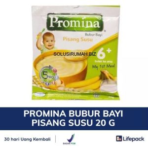 PROMINA BUBUR BAYI PISANG SUSU 20 G 20g baby makanan sachet banana