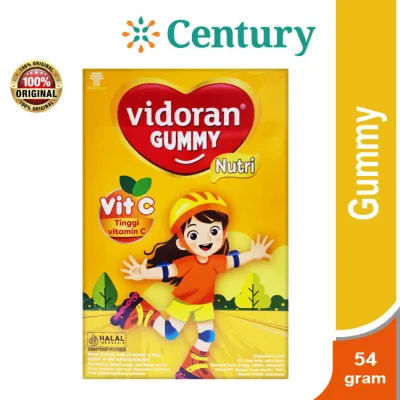 Vidoran Gummy vitamin C 60 gr / daya tahan tubuh / daya tahan tubuh / permen kunyah