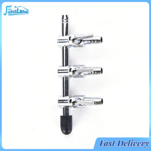 FunsLane【Sale】 Stainless Steel Aquarium Tank Air Pump Air Flow Splitter Air Flow Tube Pipe Line Control Valve Switch Valve
