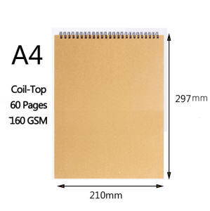 A4/A5 Sketchbook Thick Paper Notebook Pencil Drawingbook Professional Sketch Pad for drawing