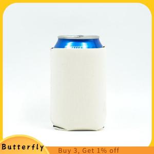 Butterfly ปลอกหุ้มขวดเบียร์สำหรับตั้งแคมป์สามารถใส่โซดาที่ทำความเย็นเครื่องดื่มทำจากนีโอพรีนปลอกหุ้มกลางแจ้งสำหรับงานปาร์ตี้งานแต่งงานงานวันเกิด