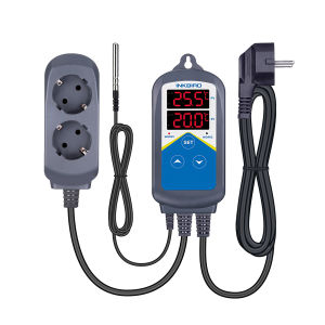 Inkbird EU Plug Prewired ดิจิตอลตัวควบคุมอุณหภูมิเครื่องควบคุมความร้อน Hydroponics ITC-306T 220V