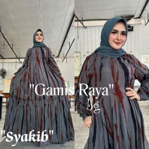 Gamis Raya Twill Bg Collection Motif Syakib