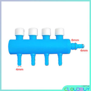 CL.Buy Aquarium Air Pump Hose Splitter Fish Tank Oxygen Regulating Valve Flow Splitter 3/4 Way