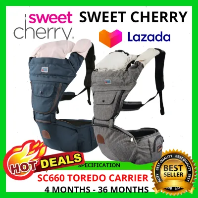 Sweet Cherry Hipster Seat Carrier suitable from 6 months and above SC660 Toredo Carrier
