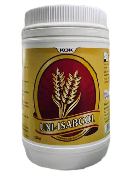 UniIsabgol Psyllium Husk (for constipation) 100g fibre Lazada