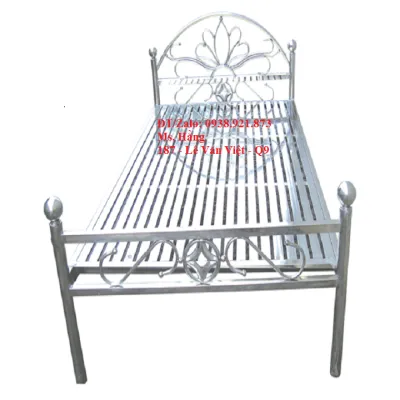 Giường INOX Cao Cấp Nhiều Kích Thước 1m -12 -14 - 16 - 18 m - Mã: GI -