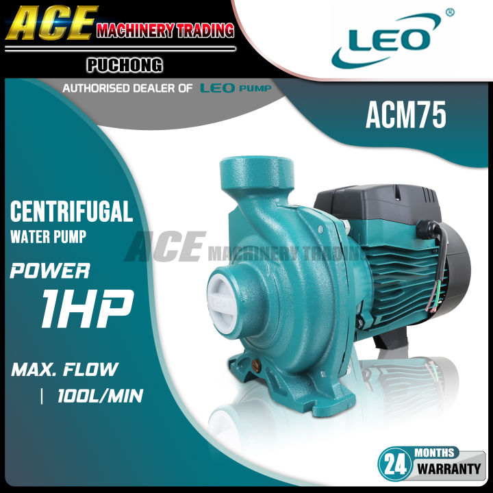 [ LEO ] ACM75 Centrifugal Water Pump Pam Air | 1 Inch | 1HP | Stainless ...