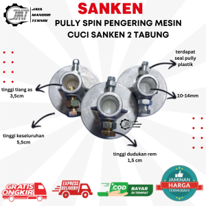 JMT -  PULLY SPIN | PENGERING MESIN CUCI SANKEN 2 TABUNG 6-9kg