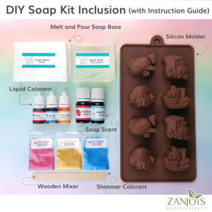 DIY Soap Making Kit for Kids Transportation Car Ship Airplane Hand or Body Soap