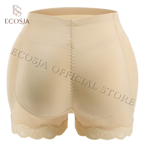 ECOSJA Buttock And Hip Lifting Panty Fake Ass Panties For Women Plus Size Body Shaper Butt Lifter With Padding Butt Lifter Panty Fake Pad Foam