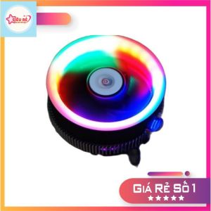 Fan tản nhiệt CPU Needmax S6 Led RGB dùng cho main intel và AMD (Full Box + Phụ kiện)