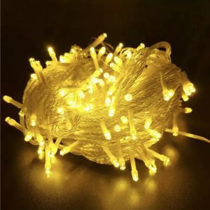 SH 100L LED Christmas Tree decorative lights/colorful string lights/shopping mall decoration flash with tail plug