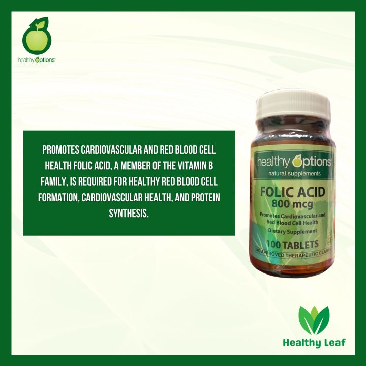 HEALTHY%20OPTIONS,%20FOLIC%20ACID,%20800%20MCG,%20(100%20TABLETS)%20-%20Image%202