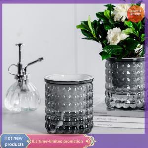 Graceful Mini Self Watering Flower Pot Fish Tank Transparent Plastic Plant Pots Self Watering Planter Pot Vase For Home Decoration