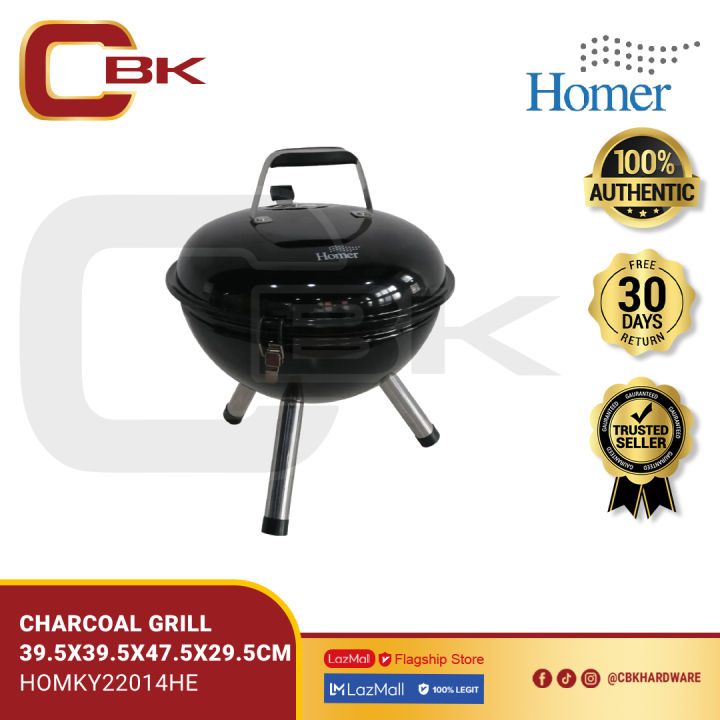 HOMER HOMKY22014HE Luxury Charcoal Kettle Grill | Lazada PH