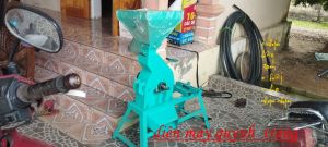 Khung máy nghiền bột ngô  lúa  khung máy chắc chắn