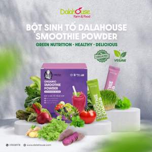 Bột sinh tố rau củ hữu cơ Dalahouse Tổng hợp 13 loại rau củ siêu năng lượng - Bữa ăn nhanh tiện lợi thơm ngon Heathy tốt cho sức khỏe