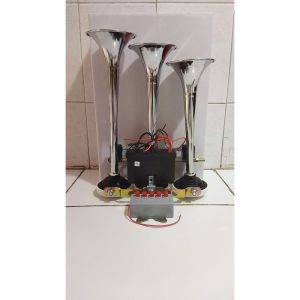 Klakson Telolet 3 Corong 5 Tombol 24 Volt